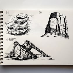 Felsen Studien