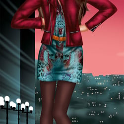 TopModel Posterillustration (Figurine) | Digital Painting für Depesche