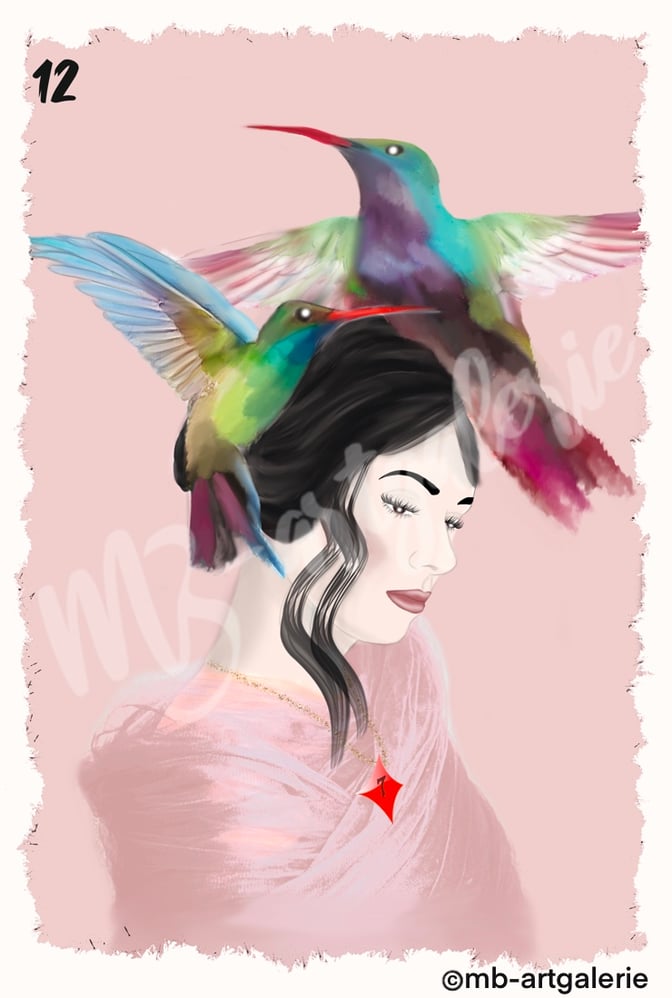 Orakelkarten Lenormand die Vögel