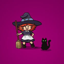 Illustration Hexe