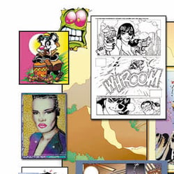 Div. Artworksamples & Stilmuster aus dem Cartoonbereich