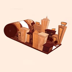 Illustration „One Square Meter home“