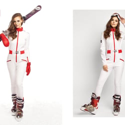 One-piece ski wear range for women
