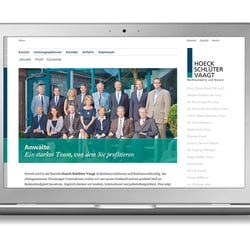 Hoeck, Schlüter, Vaagt – Internetseite