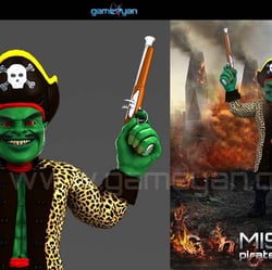 3D Misterf Pirates Character Modeling 
