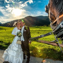 Hochzeitsfotografie auf der Alm
