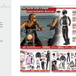 Konzept für Bekleidungsstrecke (weibl.) Katalog