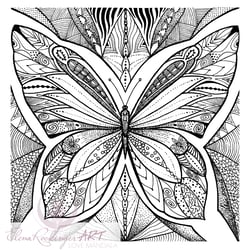 Mandala Serie | Ausmalbuch | Tusche auf Papier
