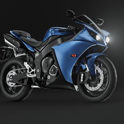 Yamaha-Motorbike-3d-visualisierung