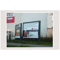 Werbeplakat
