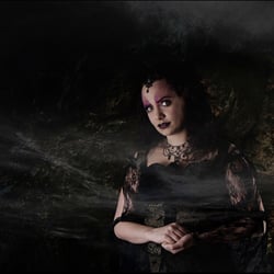Fantasy Dark Make Up – Modell: Vengala/Ch –  Fotograf: Hoebi Freiburg