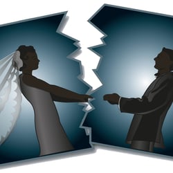 Trennung nach Hochzeit