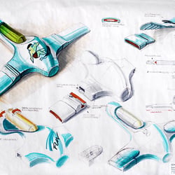 Baderettungshilfe für Schwimmbäder, Wassersportler, Segler, Surfer. Aufblasbarer Airbag mit Druckgaspatrone
