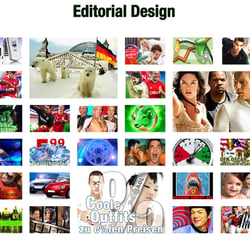 AOL Deutschland: Editorial Design (www.aol.de)