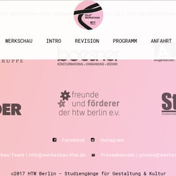 Footer mit Sponsorenlogos