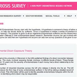The UK Endometriosis Survey: The research always starts at the hypothesis list!