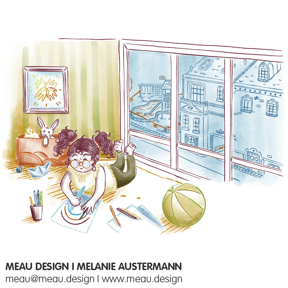 Francescas Fenster – Coverillustration