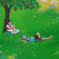 Acryl auf Leinwand
