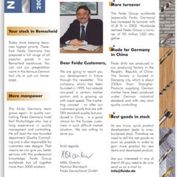 FEIDA Newsletter 1/2003