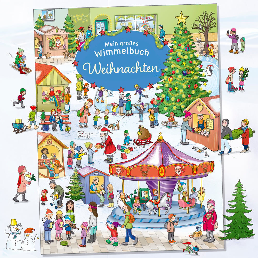 Mein großes Wimmelbuch Weihnachten Titel