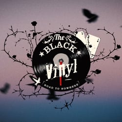 Still aus meinem Animations-Reel – Logo Treatment „The Black Vinyl“