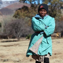 girl in lesotho