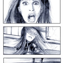 Storyboard Musikvideo, Bleistift