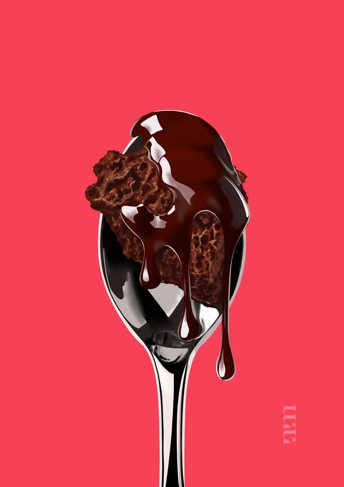 Mousse Mood – Mousse au Chocolat Illustration