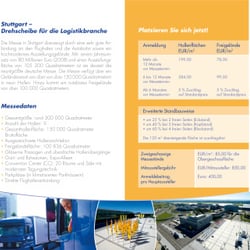 Logistica Folder Innenseite