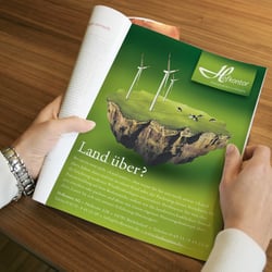 Hofkontor – Anzeige „Land über?“