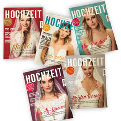Editorial-Design / Cover für das HOCHZEIT Magazin