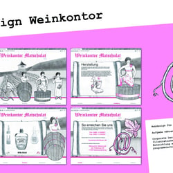 Webdesign und Produktgestaltung Weinkontor
