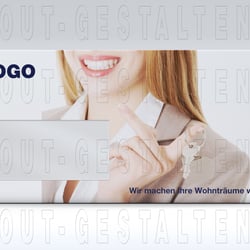 Immobilien-Briefumschlag erstellen | Layout gestalten