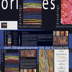 Gesamtausstellungsausstattung für die Ausstellung der australischen Aborigines