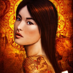 Actress In Gold
