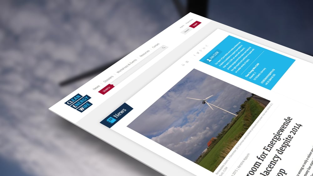 Launch des Webangebots Clean Energy Wire