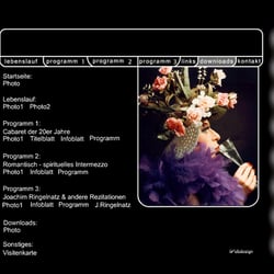 Website eines Kabarettisten