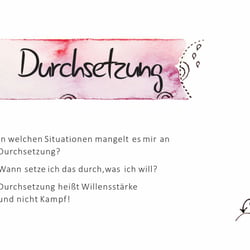 Symbolkarte Durchsetzung