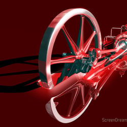 „Steam Engine Red“