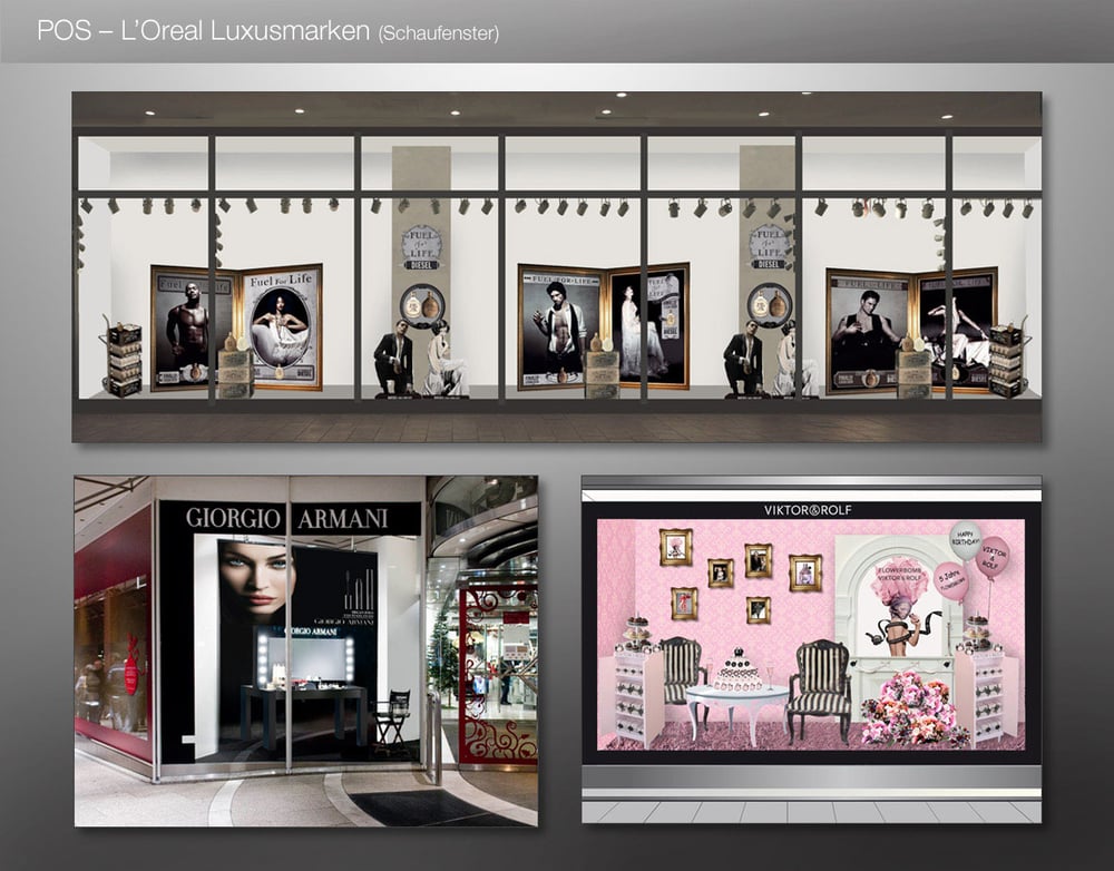 Schaufenster Luxusmarken