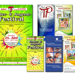 Plakate und Flyer