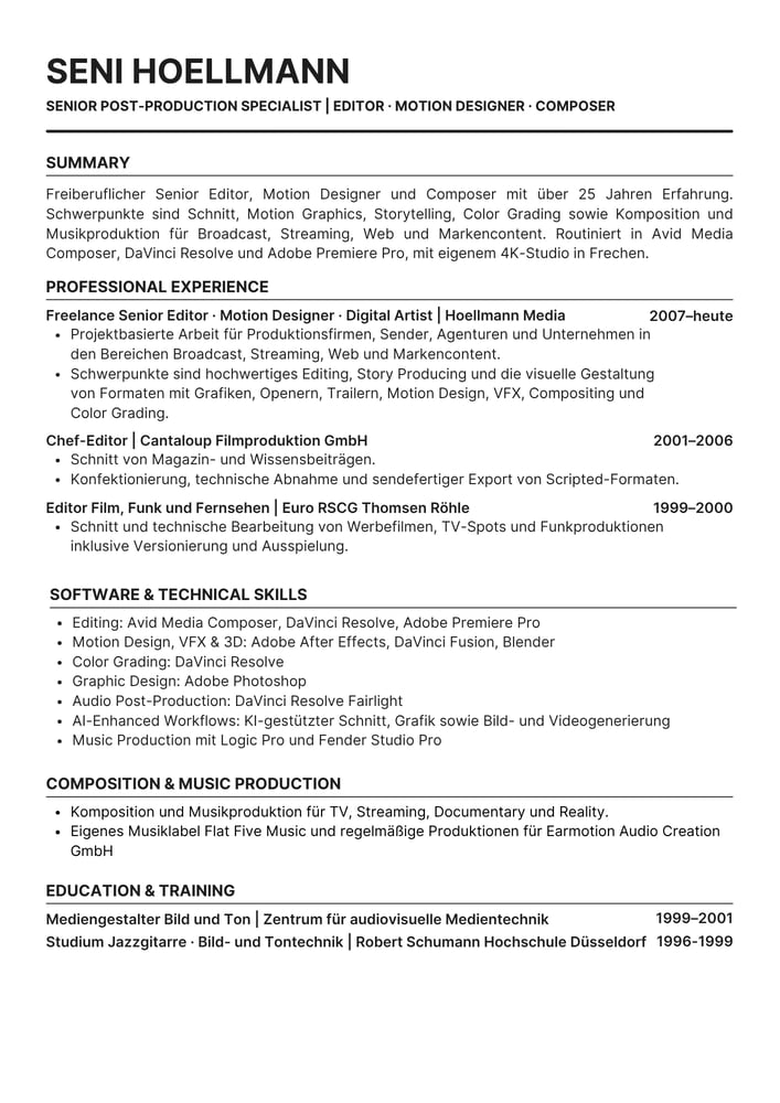 CV