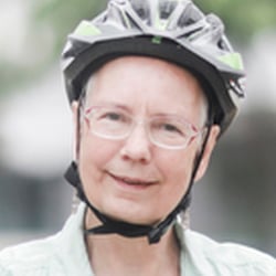 Ebikerin statt Auto