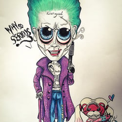 CARTOON mit Tusche und Polychromos