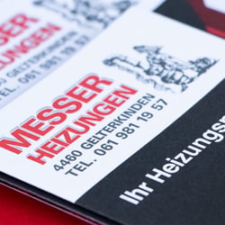 Messer Heizungen Flyer