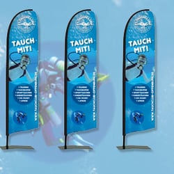 beachflag für den tco
