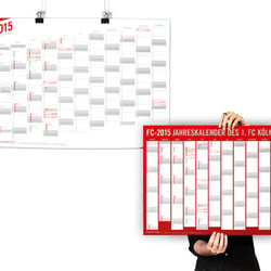 Jahreskalender im Posterformat