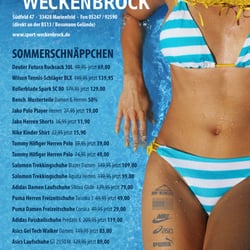Flyergestaltung für einen Sportshop