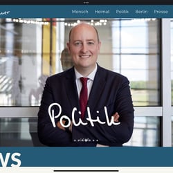 Website Matthias Hauer, MdB, 2021
