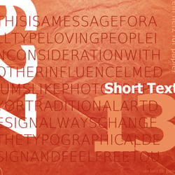 Textdesign